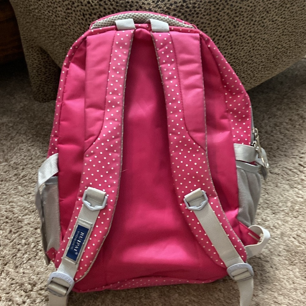 Ruipai Pink Polka Dot Backpack by Sporto - Picture 2 of 4